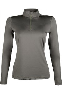 2022 HKM Womens Summer Milano Functional Shirt 13071 - Olive Green